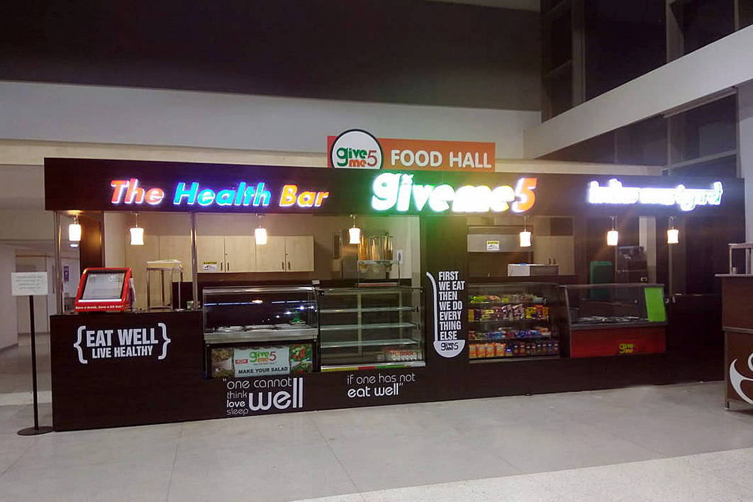 Give Me 5  |  Corporate food counter